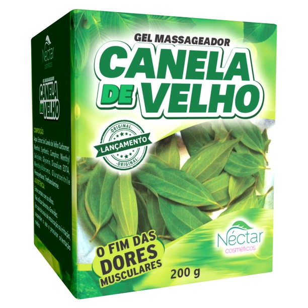 Kit com 3 Unidades Gel Massageador Canela de Velho Néctar Cosméticos em Oferta na Shopee