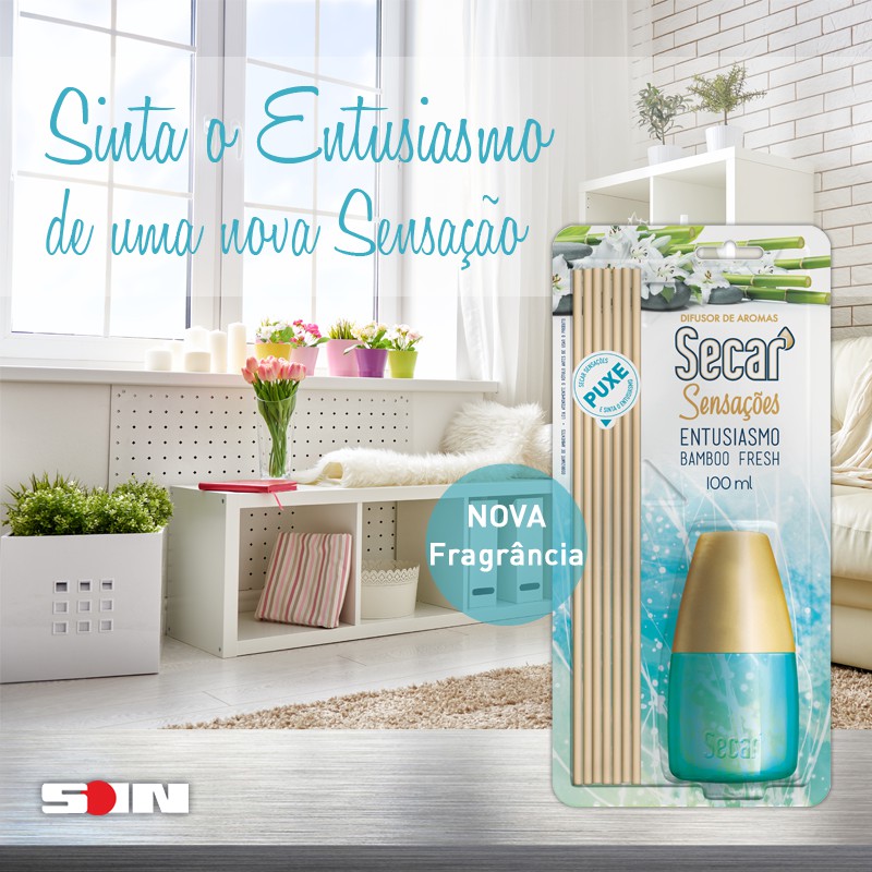 Difusor De Aromas Secar Bamboo Fresh 12x100ml | Shopee Brasil