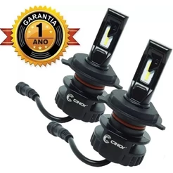 Kit Lampadas Led Plus Cinoy H1 H3 H7 H4 HB4 HB3 H11 H8 H9 H15 H27 Com Canceller Não Acusa Erro