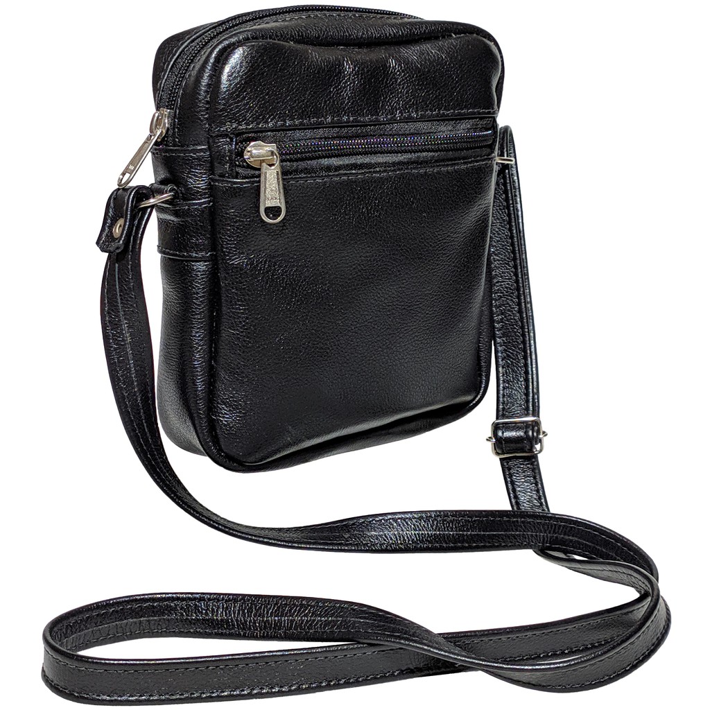 Shoulder Bag Transversal Couro Legitimo Pequena Bolsa Mini Tiracolo