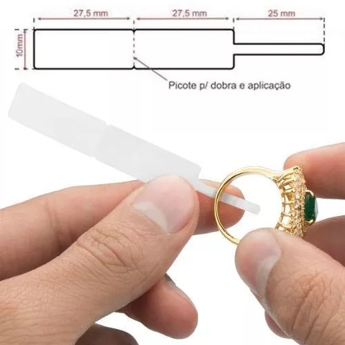 Ebf23 Etiqueta 80x10 Adesiva P/ Joia, Óculos em Oferta na Shopee