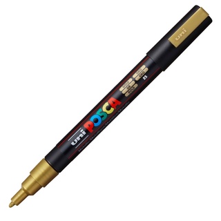 Caneta Posca PC-3M ouro Uni-Ball