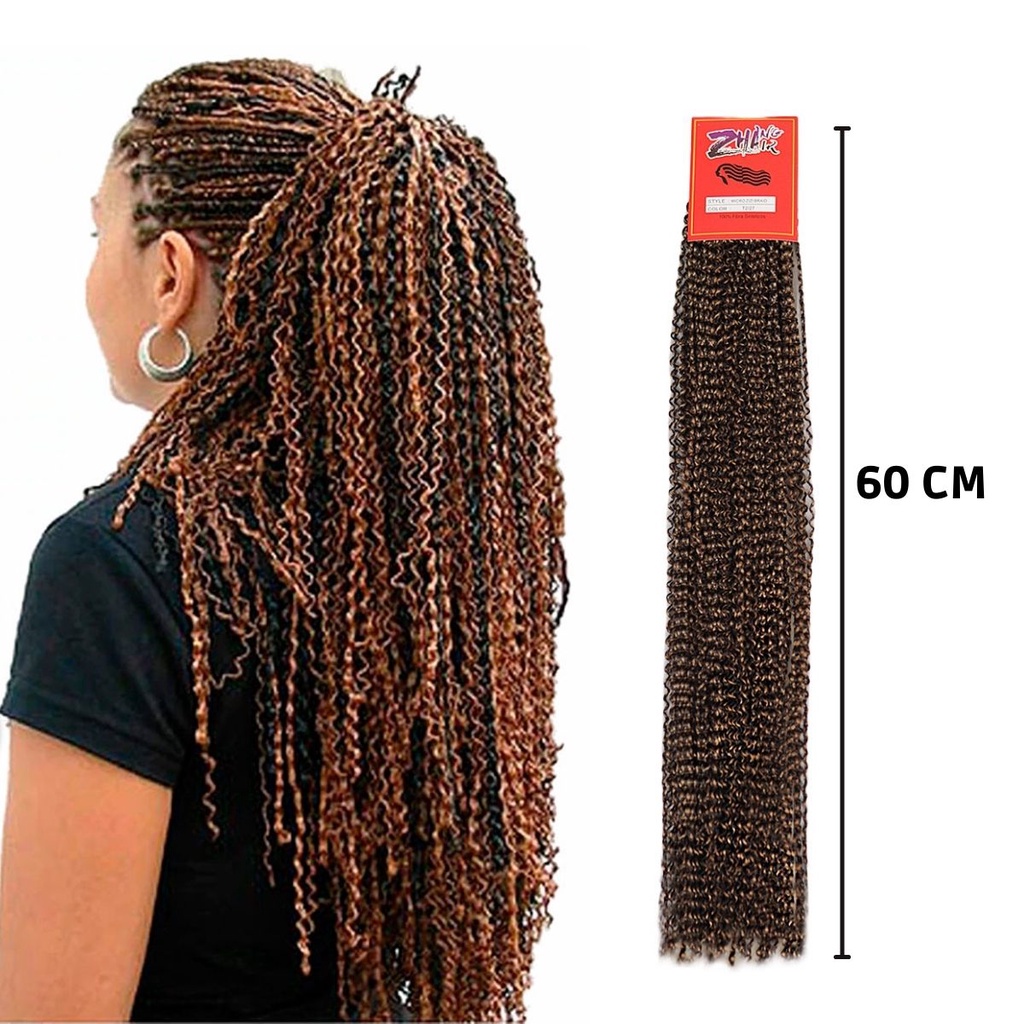 CABELO MIOJINHO MICRO ZIZI KANEKALON TRANÇADINHO TRANÇA A FIO CROCHET BRAID MIOJO 80g - 1 pacote