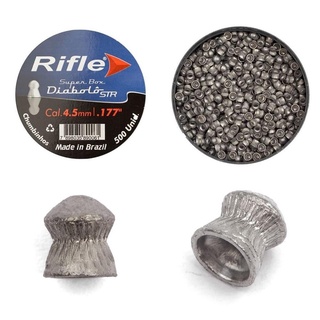 Chumbinho Diabolô STR 4.5mm 500 Unidades – Rifle