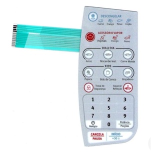 Membrana Teclado  Microondas Electrolux Ma30s Ma 30s em Oferta na Shopee