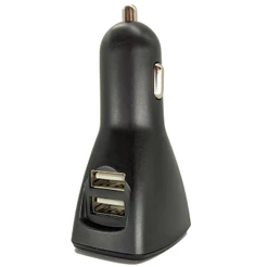 Carregador De Celular Veicular 2 Usb Smartphone Acendedor CARREGAMENTO RÁPIDO