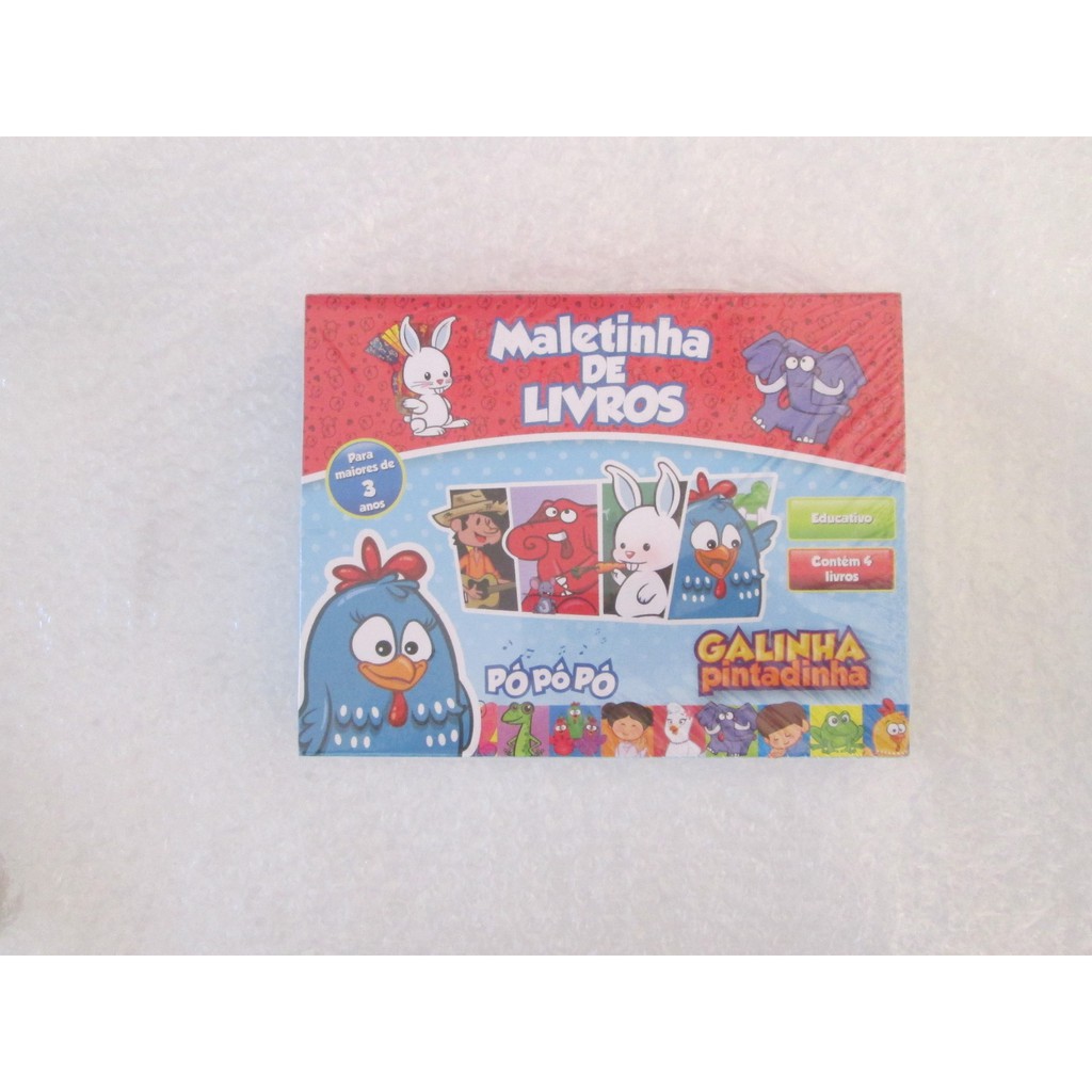 Maletinha de livros galinha pintadinha | Shopee Brasil