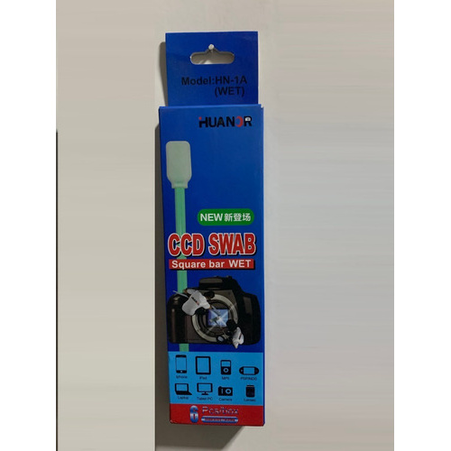 Kit 6 Hastes Swab Hn-1a úmido Limpeza Sensor Ccd Cmos Crop
