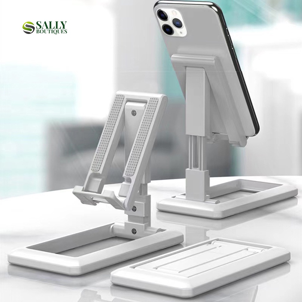 Suporte Para Celular De Mesa Ajustável Dobrável Universal Pequeno Leve Articulado Portatil