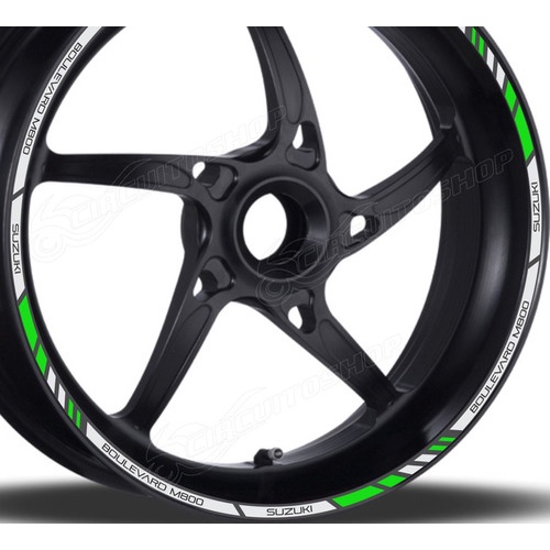 Friso Adesivo Refletivo M6 Roda Moto Suzuki Boulevard M800