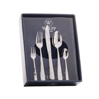 Faqueiro 30 Peças em Aço Inox Pisa Wolff em Oferta na Shopee