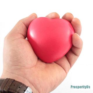 [ProsperityUs] 1 X Exercício Em Forma De Coração Alívio Do Estresse Espremer Borracha Elástica Espuma Macia em Oferta na Shopee