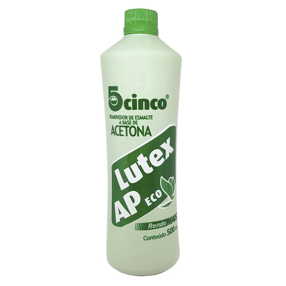 Removedor De Esmalte Acetona Lutex 5cinco - 500ml