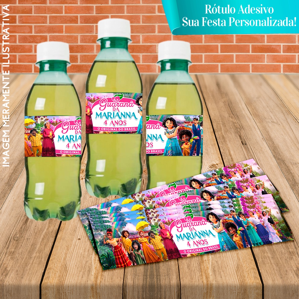 Rótulos adesivo Caçulinha Personalizada Encanto