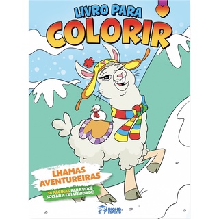 Livro Para Colorir - Lhamas São Demais