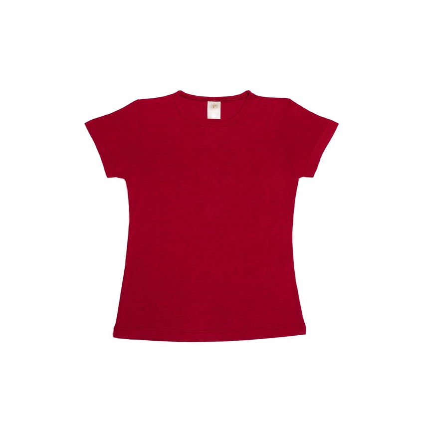 Camiseta Infantil sem Estampa / Baby Look infantil / Camiseta infantil para menina1 ao 8 anos