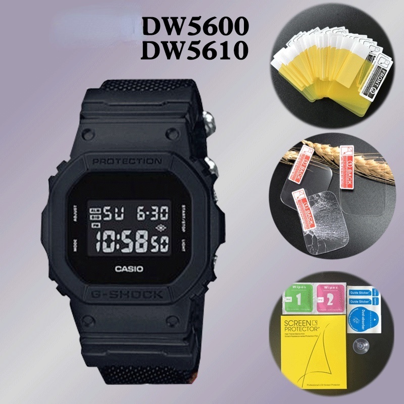 G SHOCK 2/4pcs Protetor De Tela De Relógio Para Casio A158W F-91W DW5600 5610 Película Protetora HD De Filme Macio