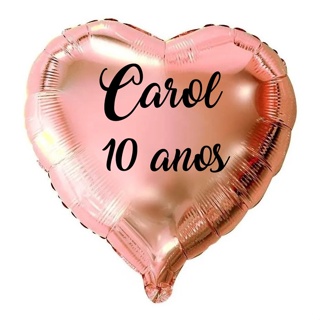 5 Adesivos personalizado para balões de 18 pol modelo coração estrela (não acompanha o balão) em Oferta na Shopee