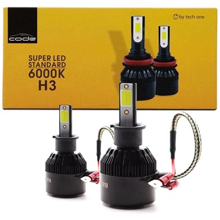 Kit Super Led Techone 6000k 12v Encaixe H3 3000 Lúmens em Oferta na Shopee