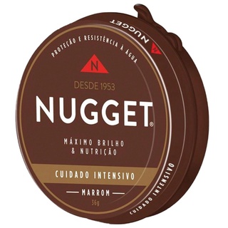 GRAXA PARA CALÇADO EM PASTA NUGGET MARROM 36g