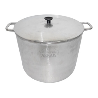Caldeirão N°24 Alumínio Batido Fundido Grosso Tampa Pesada em Oferta na Shopee