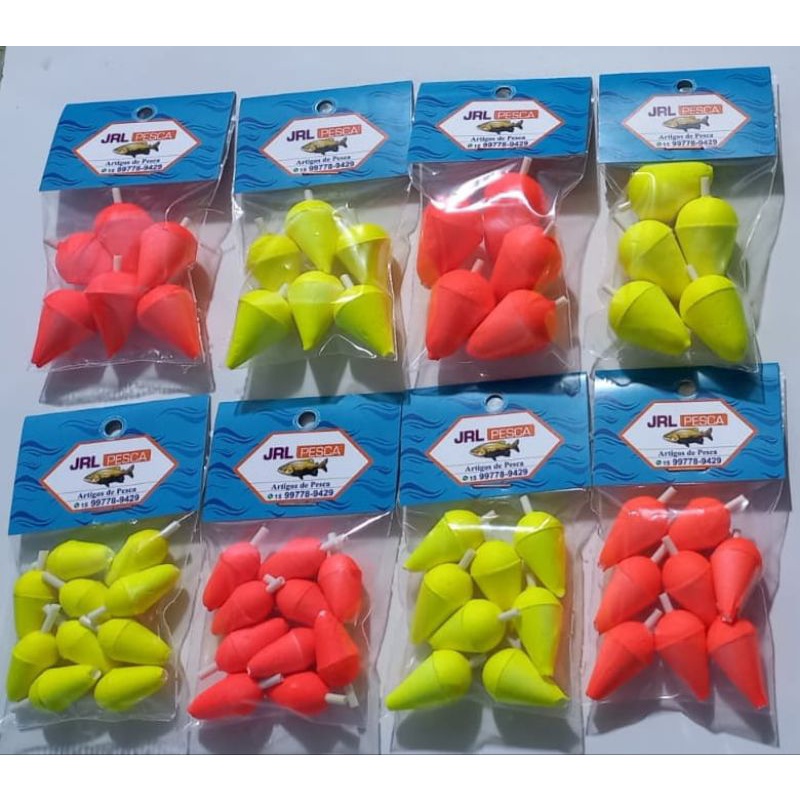 Bóia guia Lambari JRLPESCA (tamanhos e cores disponíveis)