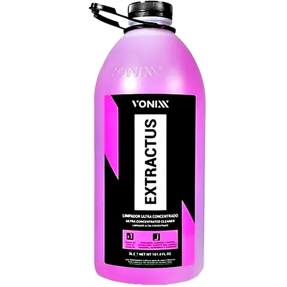 Extractus Vonixx 3L Limpa Estofados Carpetes Tapetes Sistema VSC