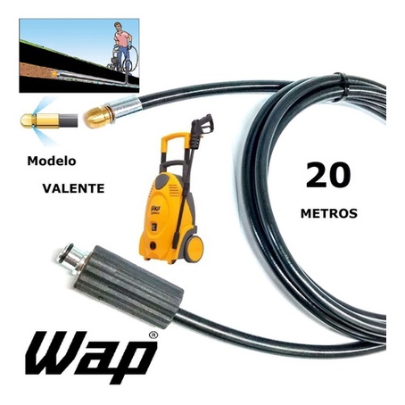 Mangueira Desentupidora Tubulação Wap 20 Metros Wap Valente