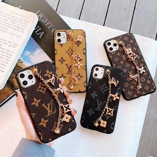 High-end Luxury Gold Bracelet Leather Cover For iPhone 12 11 Pro Max XS Max XR X 8 7 Plus Protective Case Hot Sell