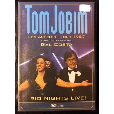 Dvd Tom Jobim - Rio Nights Live Gal Costa Los Angeles Tour