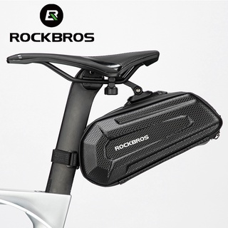 Saco ROCKBROS De Selim De Bicicleta Sob O Assento 3D Capa Dura Com Tira Refletiva Prateada À Prova D