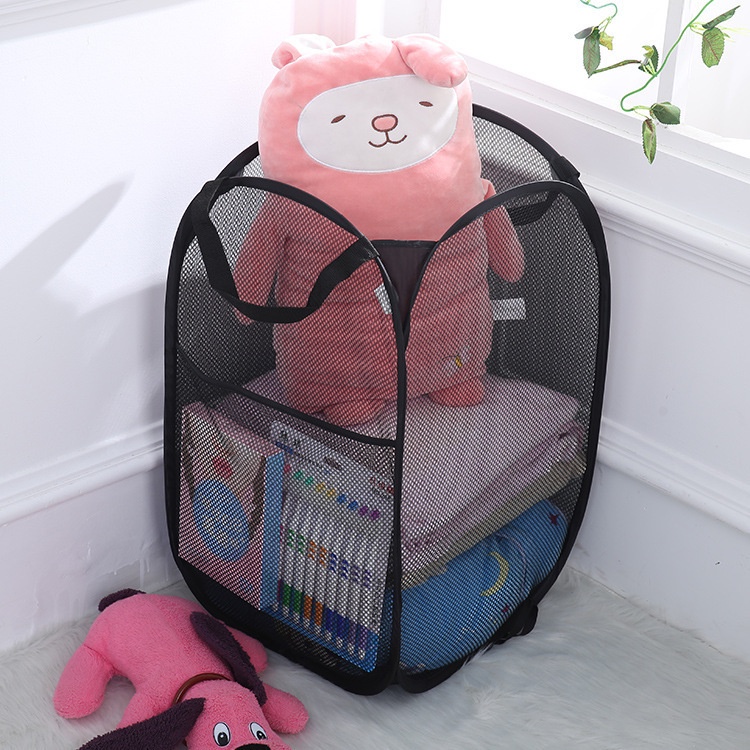 Imperdível! Cesto De Roupa Suja Dobrável Organizador Brinquedos Envio Imediado Pronta Entr...
