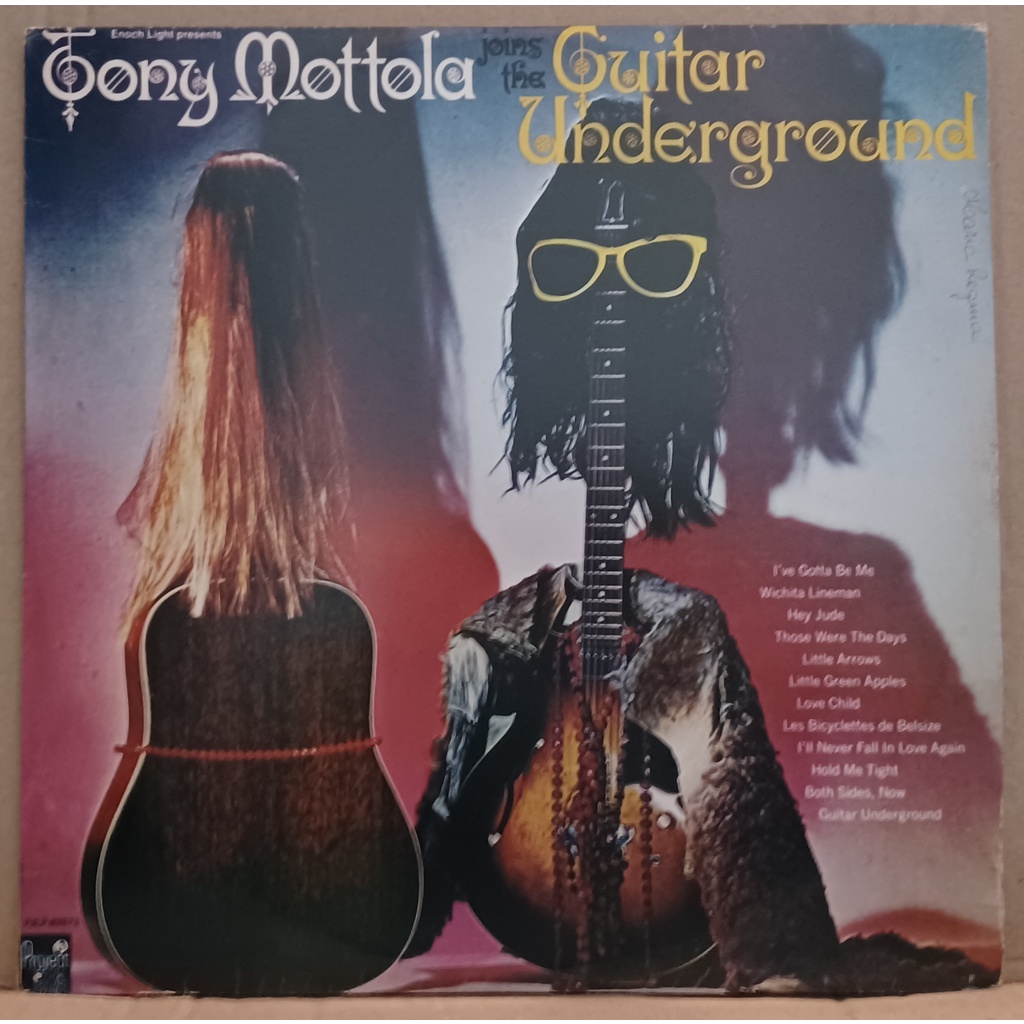 LP Disco De Vinil Tony Mottola - Joins The Guitar Underground - Raro LP Ótimo Capa Muito Boa Ler Descrição