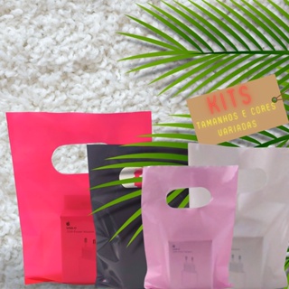 100 Sacola Boca de Palhaço 15x20 - PEBD em Oferta na Shopee