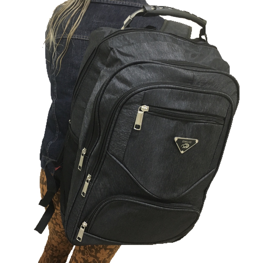 Mochila Feminina Masculina Barata Grande de Costas Escolar Reforçada Resistente Viagem Trabalho Faculdade Universitária impermeável