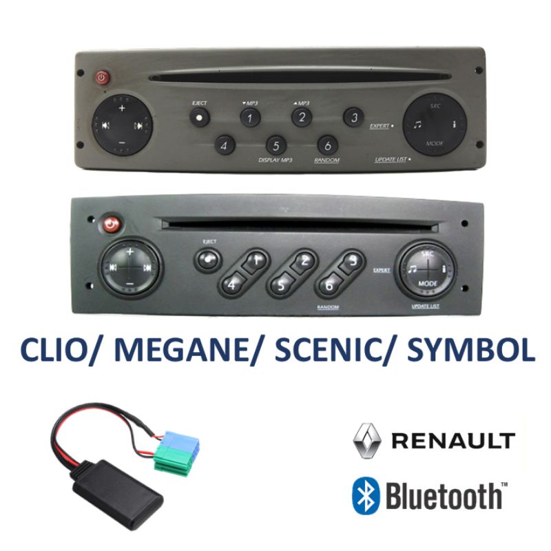 interface bluetooth Renault clio megane scenic symbol radio original