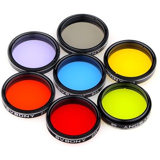 SVBONY SV155 Filtro Telescópio 1,25 Polegadas Lunar CPL Cinco Cores Kit 7pcs Filtros Conjunto Para Melhorar Visões Planetárias Reduz A Poluição De Luz