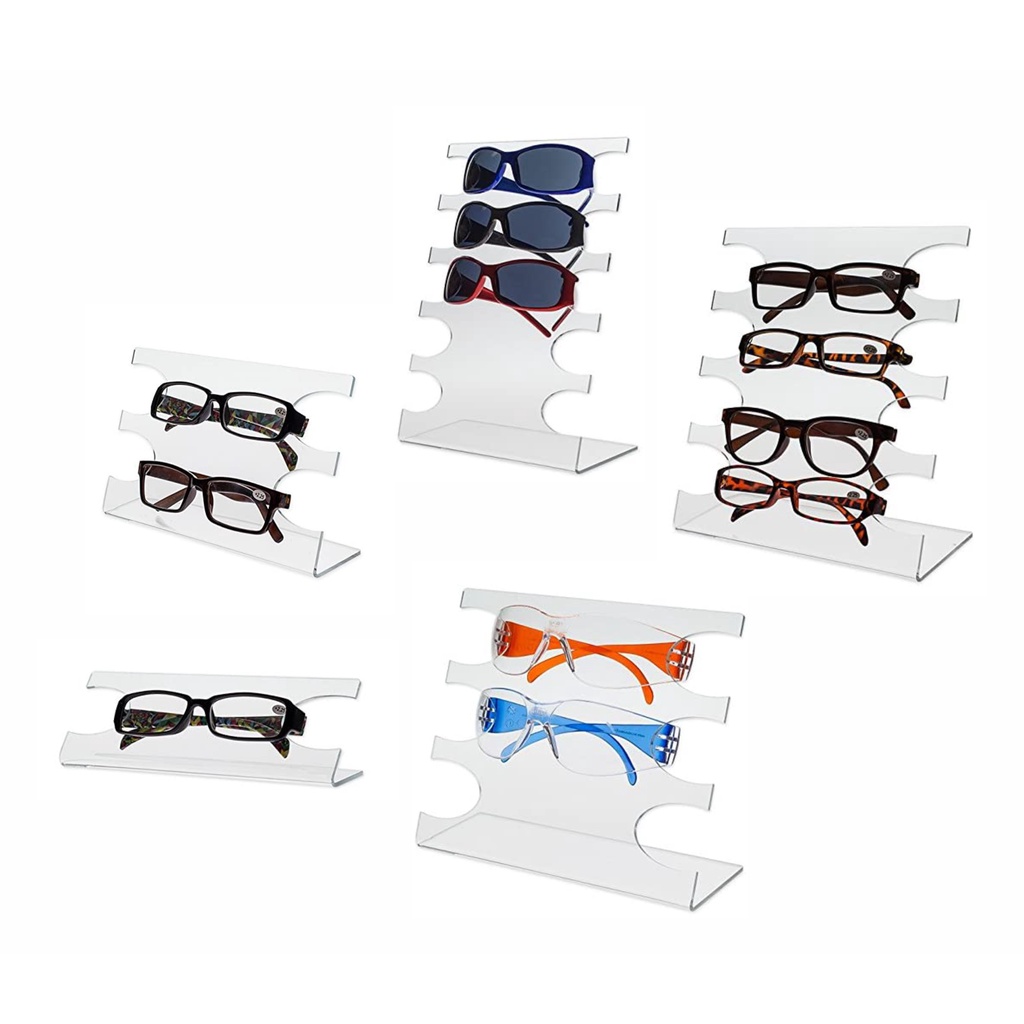 Display Expositor Para 5 Óculos Ideal para mesa, balcões e vitrines