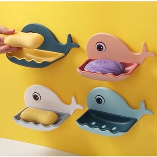 Saboneteira Banheiro Porta Sabonete Adesivo Parede Baleia Plastico Abs em Oferta na Shopee