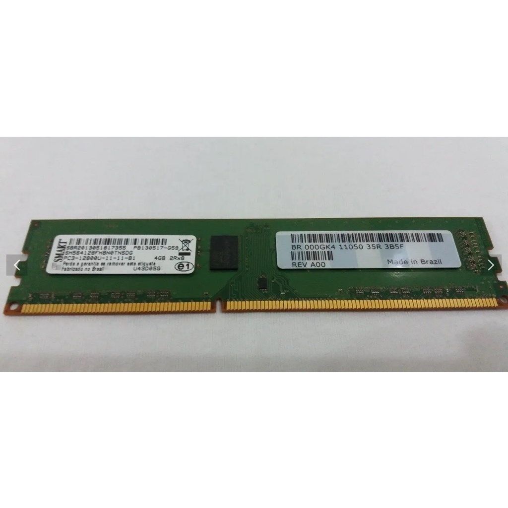 Memoria De Pc Ddr3 4gb 1600mhz Smart 2rx8