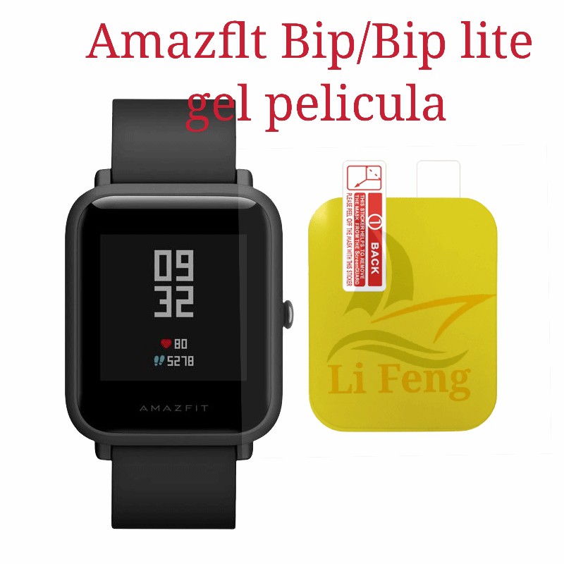 Película protetora de gel TPU Amazflt BIP/BIP Lite/BIP U Pro/BIP 1S GTS2mini