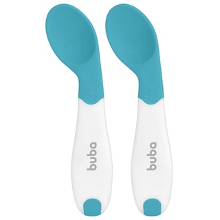 Kit Colheres De Treinamento Termossensível De Silicone Para Bebê +6 Meses Infantil Buba