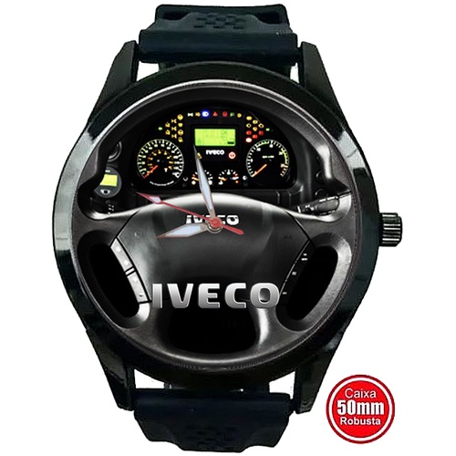 Relógio de Pulso Personalizado Painel Volante Iveco Daily Tector Lindo Top +vendido