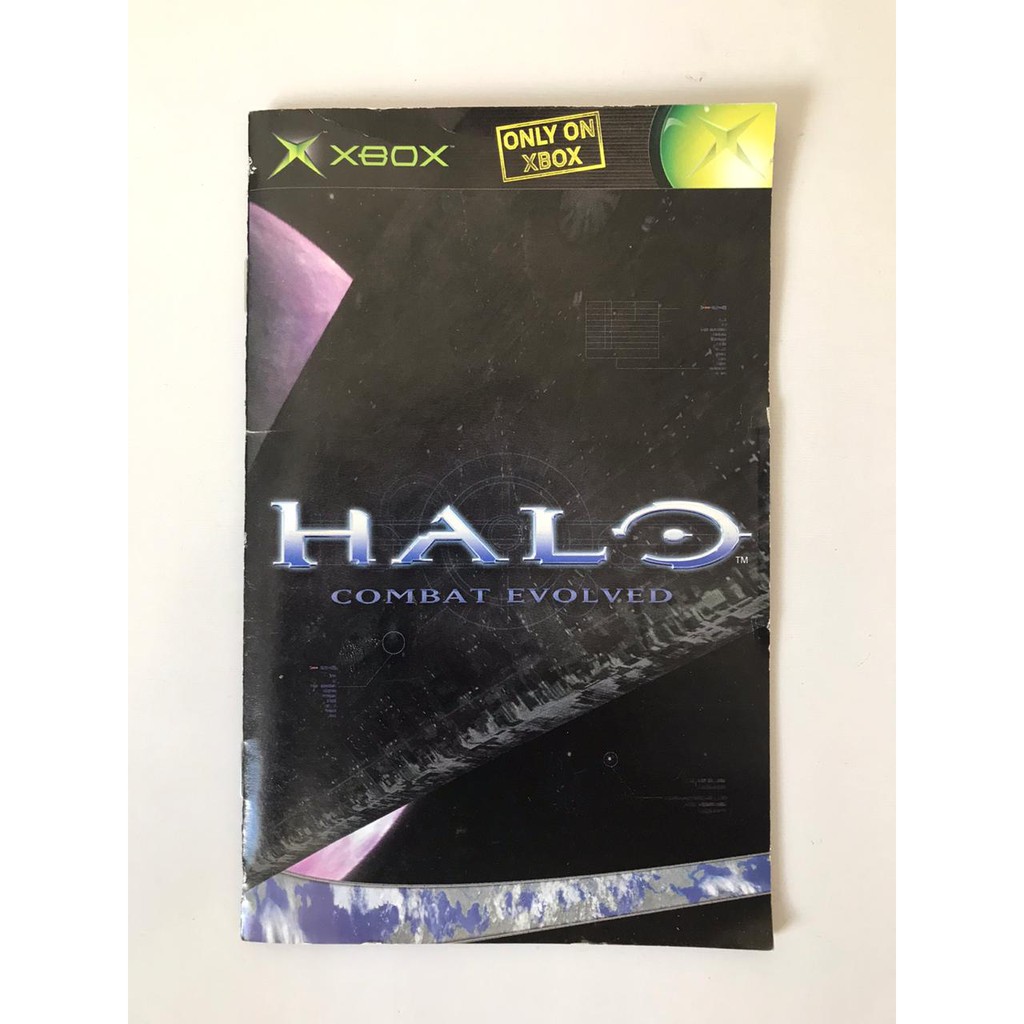 Manual Jogo Halo Combat Evolved Xbox Classic Shopee Brasil