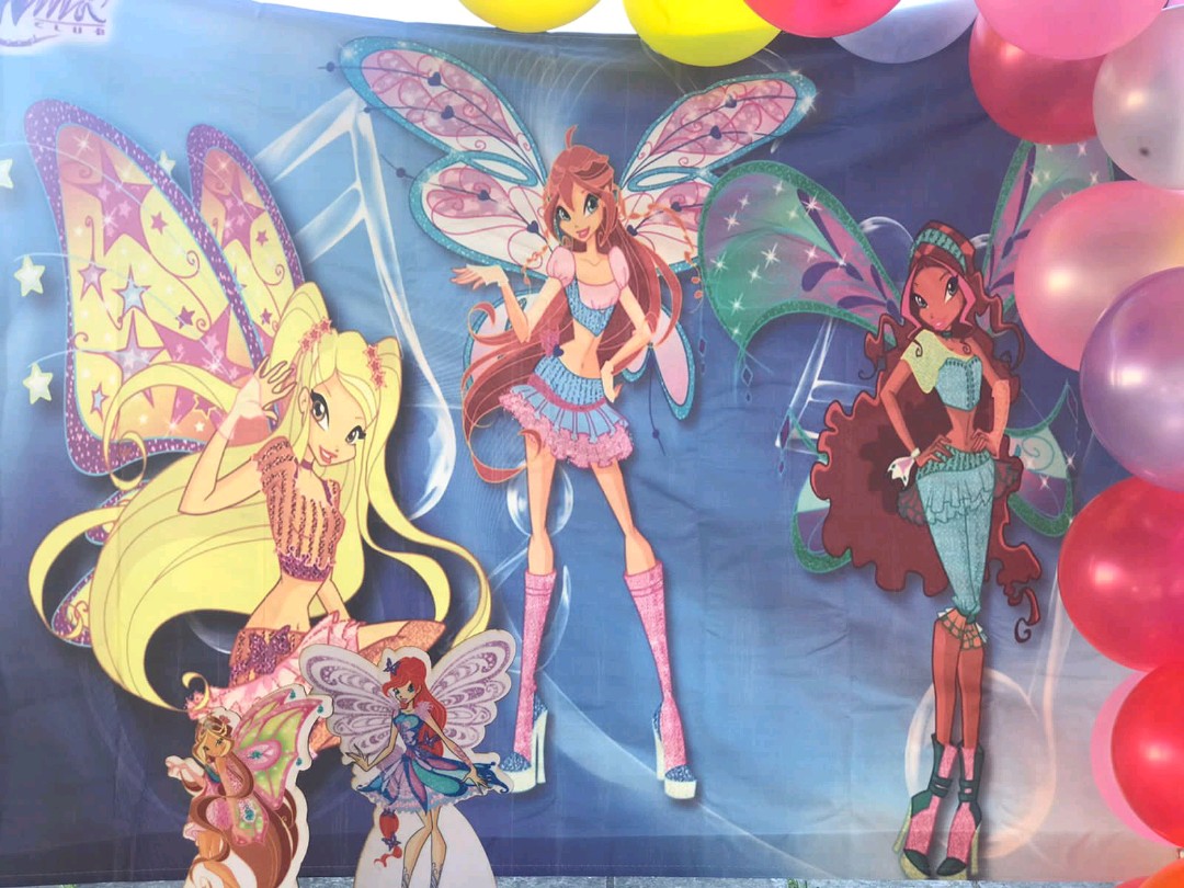 Festa Aniversário Winx Decoração Kit Prata Cenários | Shopee Brasil