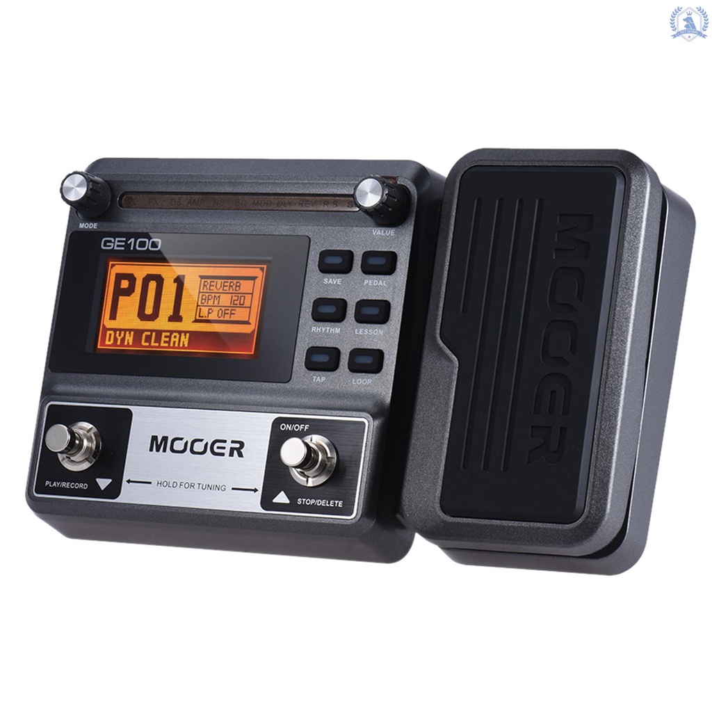 MOOER GE100/MU100 Guitar Multieffects Processor Effect Pedal Shopee
