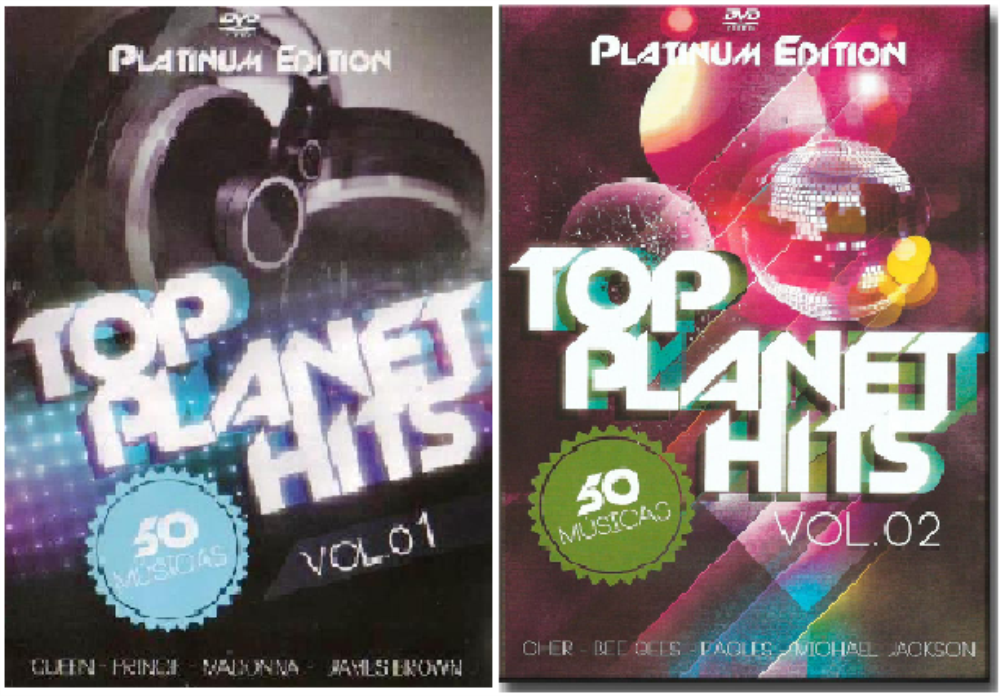 DVD Top Planet Hits Volume 1 + Volume 2