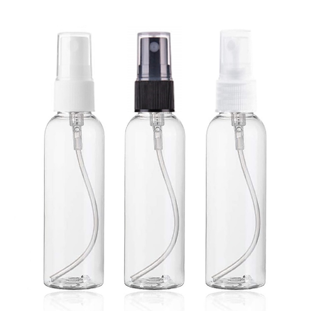 10 Frascos Pet 100 Ml Cilíndrico Válvula Spray Para Perfume álcool liquido