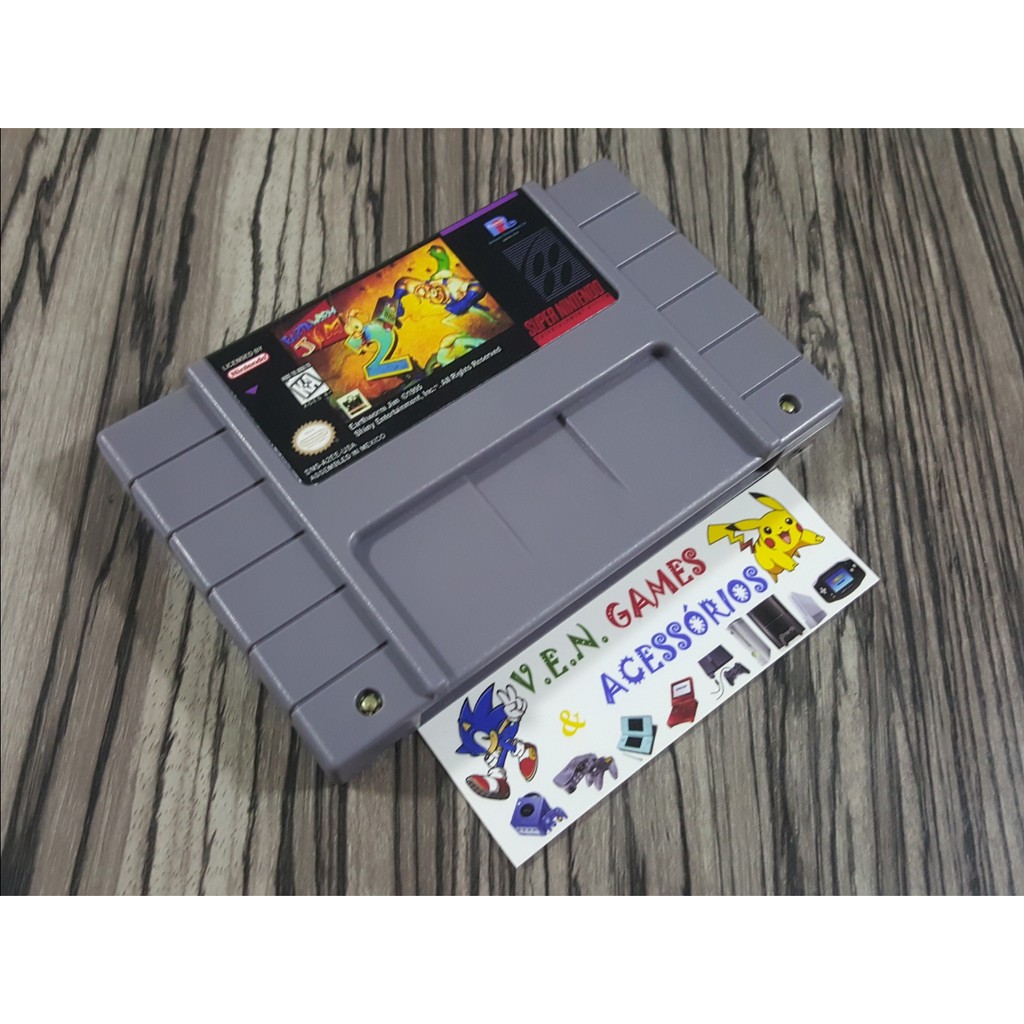 EARTHWORM JIM 2 P/ SUPER NINTENDO + GARANTIA!!!!!!