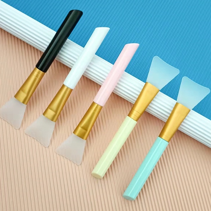 kit 3 pcs Pincel de Silicone para Aplicação de Máscara Facial pincel aplicador de silicone colorido